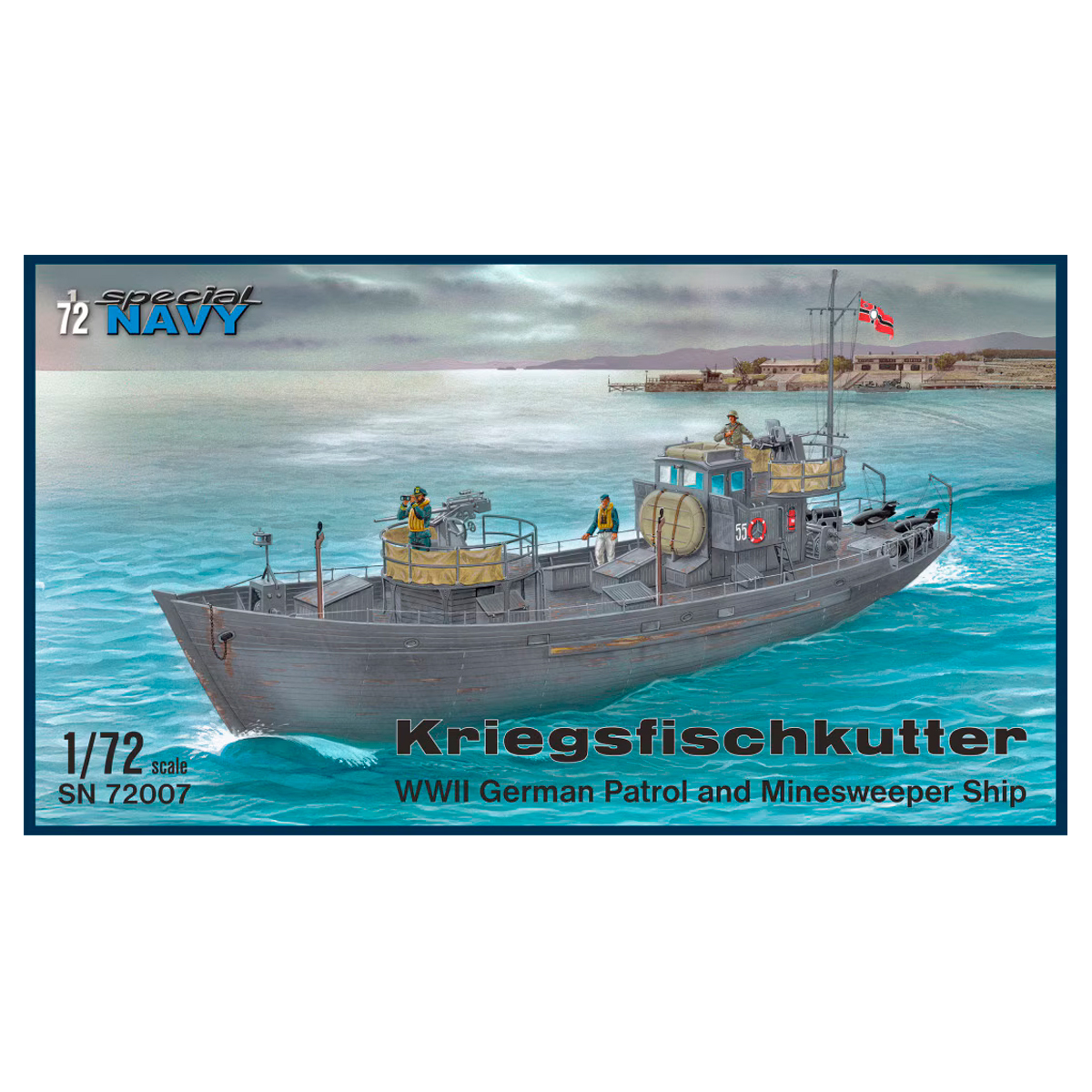 1/72 Kriegsfischkutter – WWII German Patrol & Minesweeper Ship