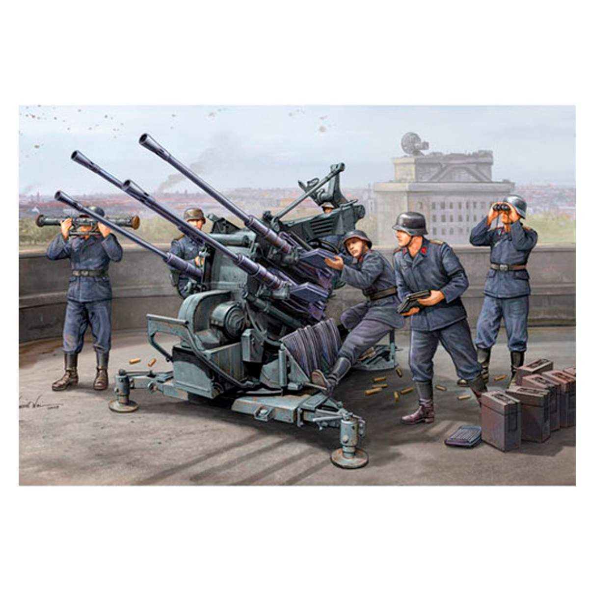 FLAK 38 (German 2.0cm anti-aircraft guns 1/35