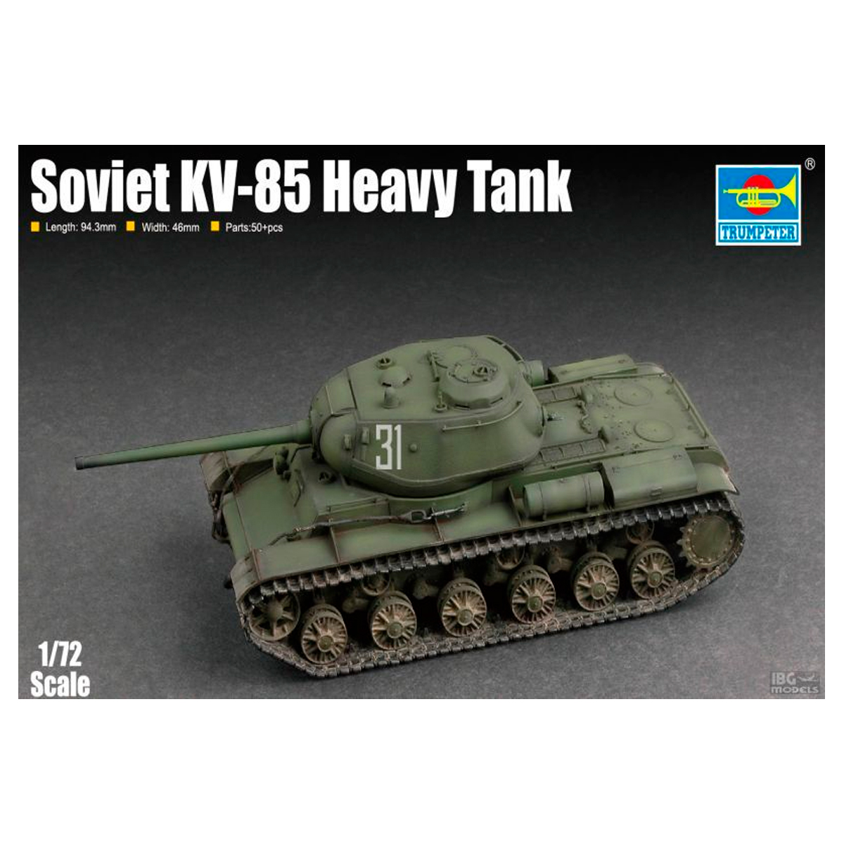 Soviet KV-85 Heavy Tank 1/72