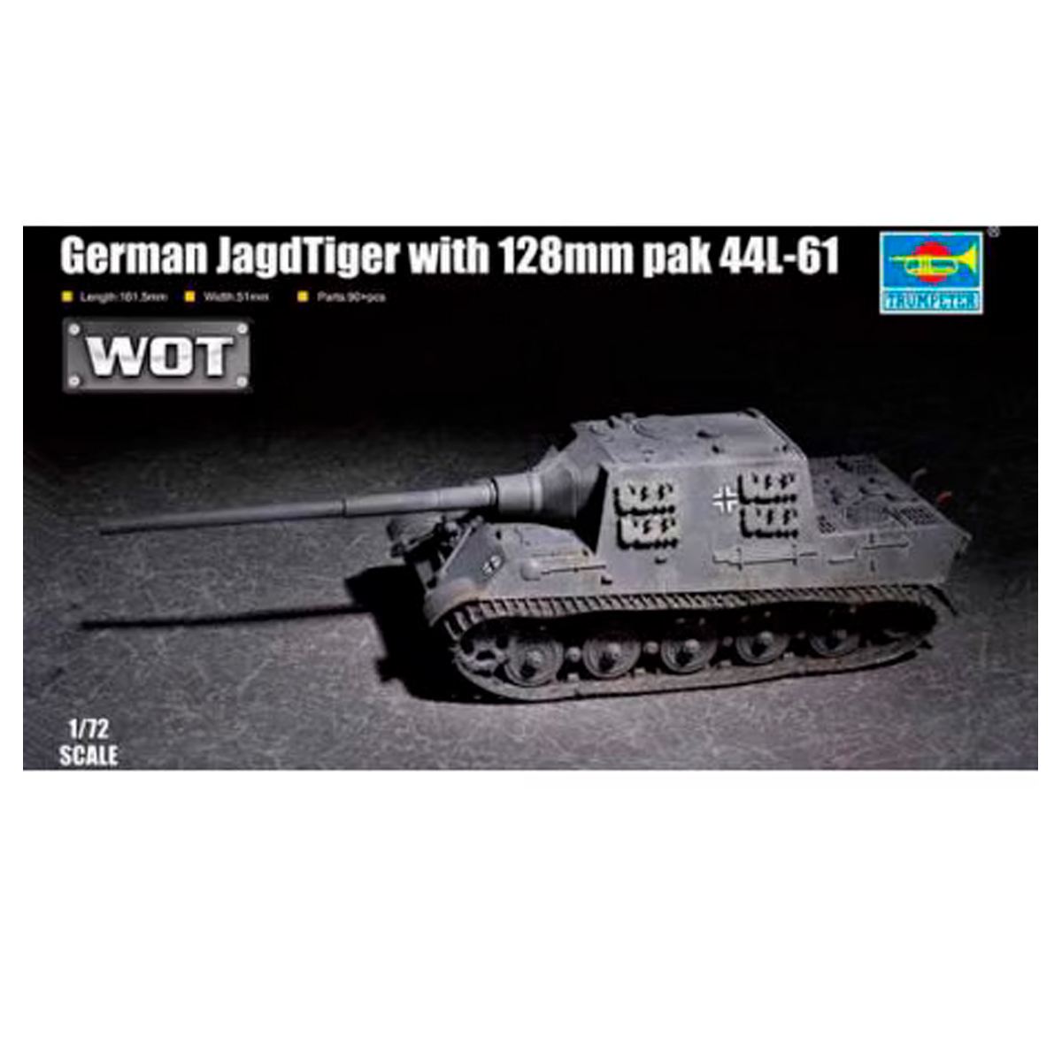 German Jagdtiger 128mm PaK44 L/61 – WoT 1/72