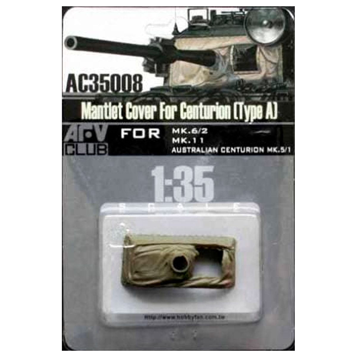1/35 Mantlet Cover for Centurion – Type A