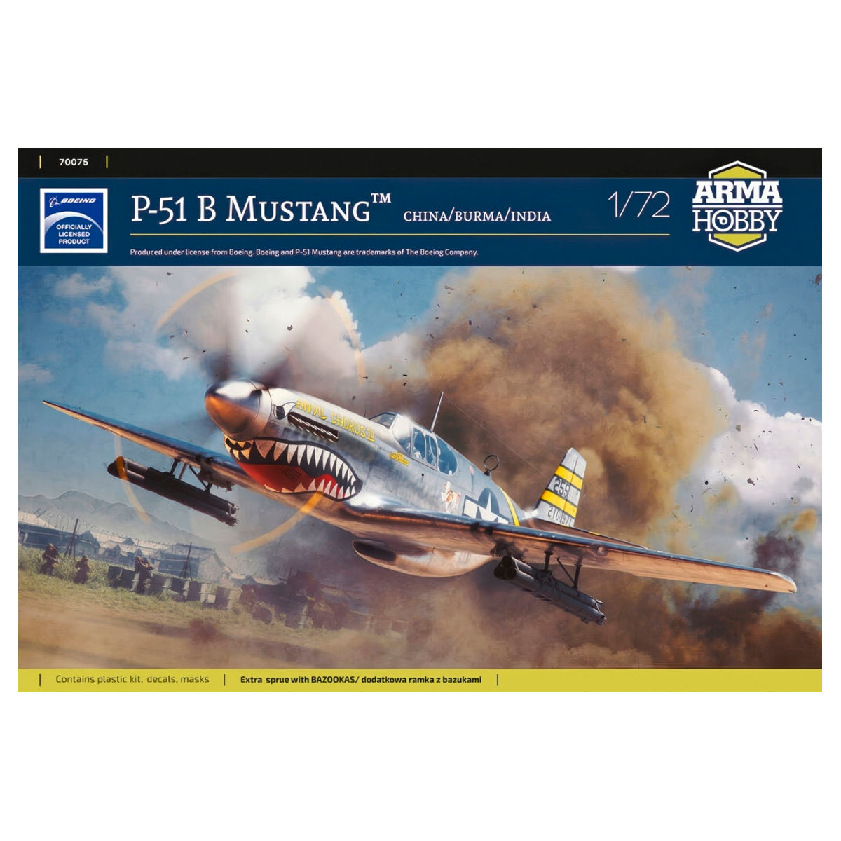 1/72 P-51B Mustang (China, Burma, India)