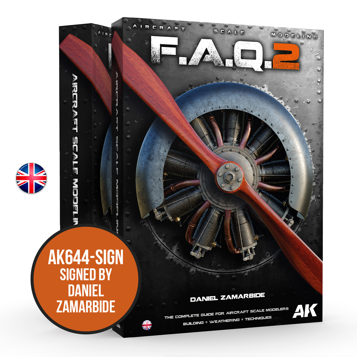 SIGNED F.A.Q. 2 AIRCRAFT SCALE MODELING by DANIEL ZAMARBIDE