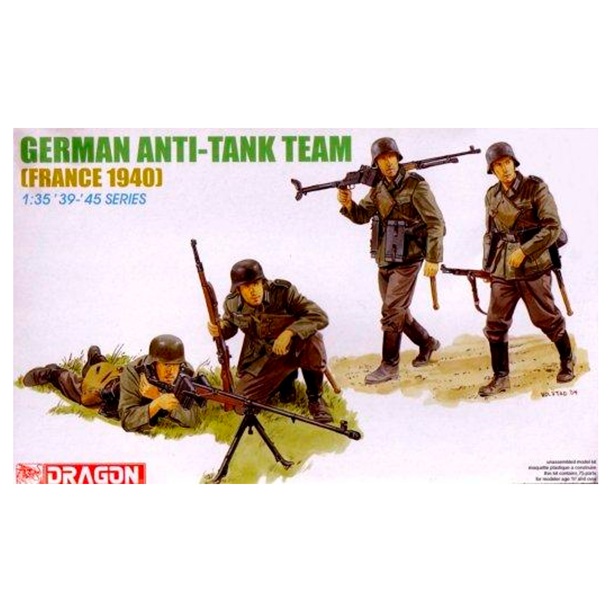 1/35 German Anti-Tank Team (France 1940)