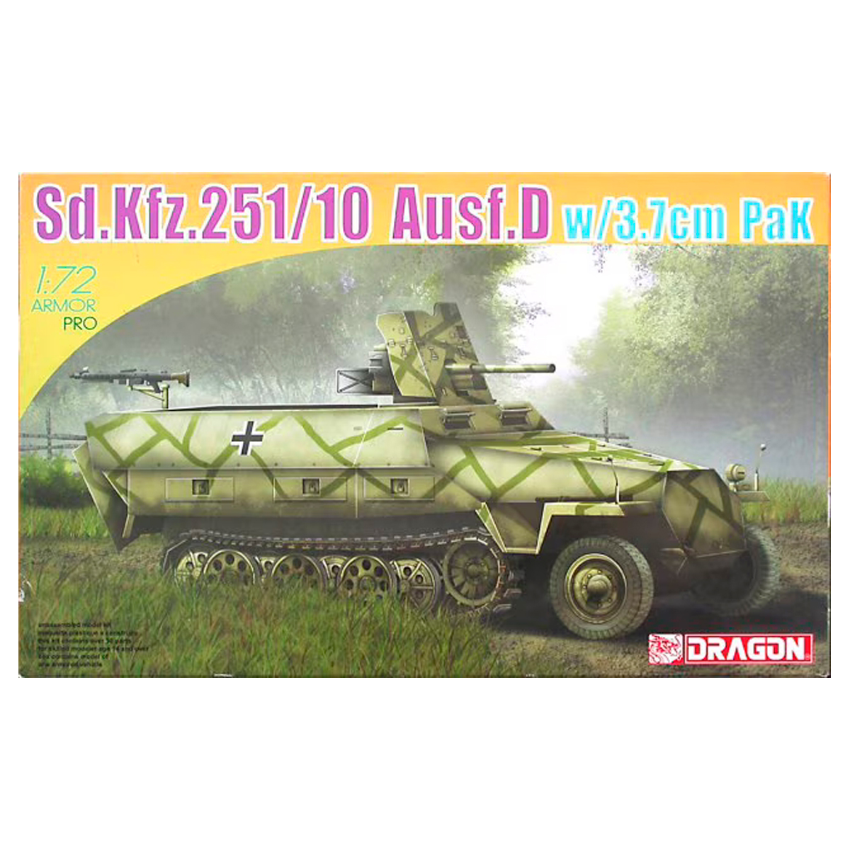 1/72 Sd.Kfz. 251/10 Ausf. D (3,7cm Pak) m. Schützenpanzerwagen/Zugführerwagen