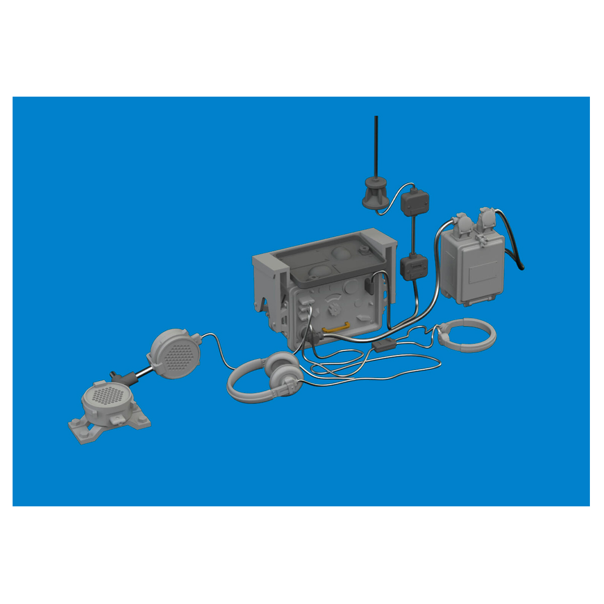 Sd.Kfz. 250 radio equipment PRINT 1/35