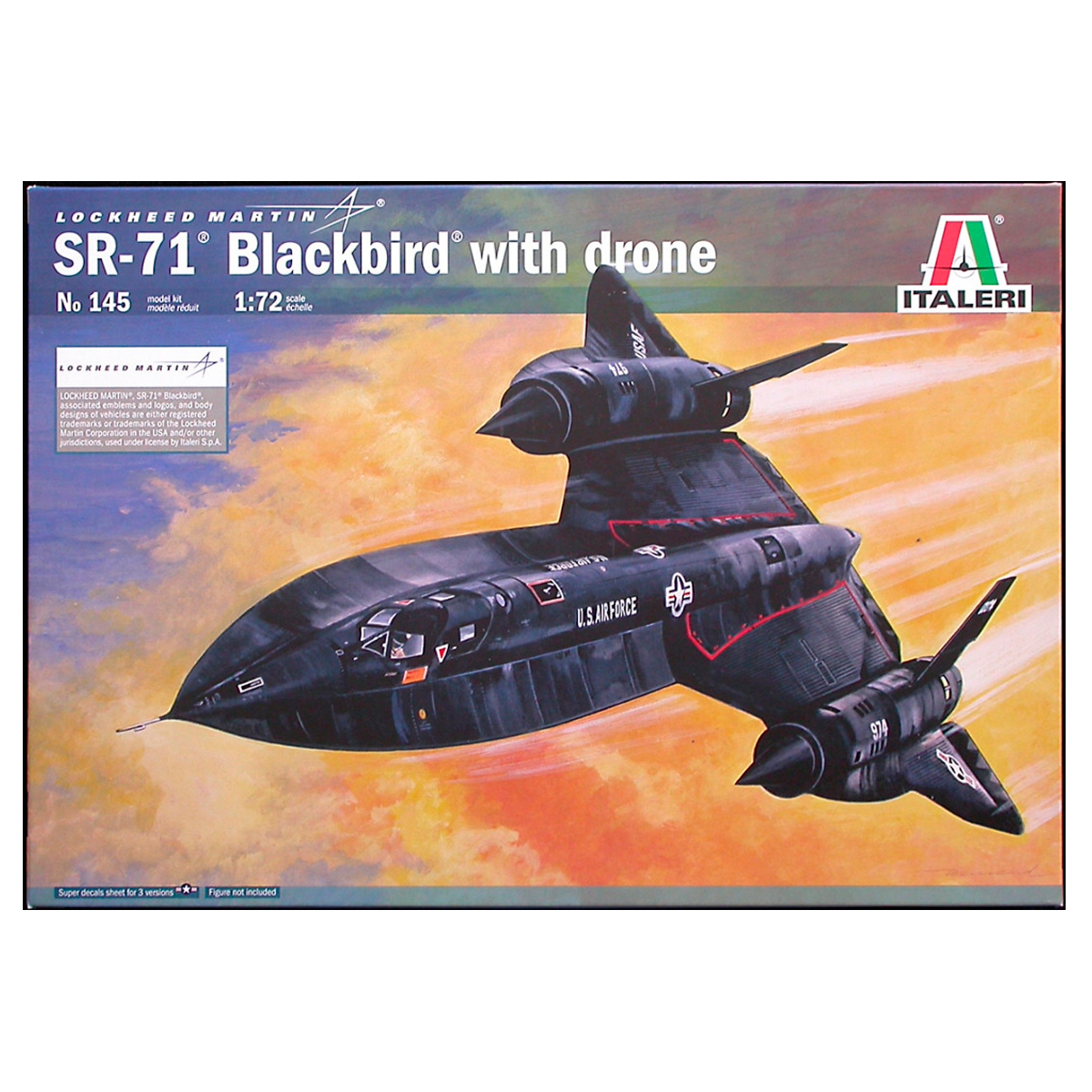 1/72 SR71 BLACKBIRD