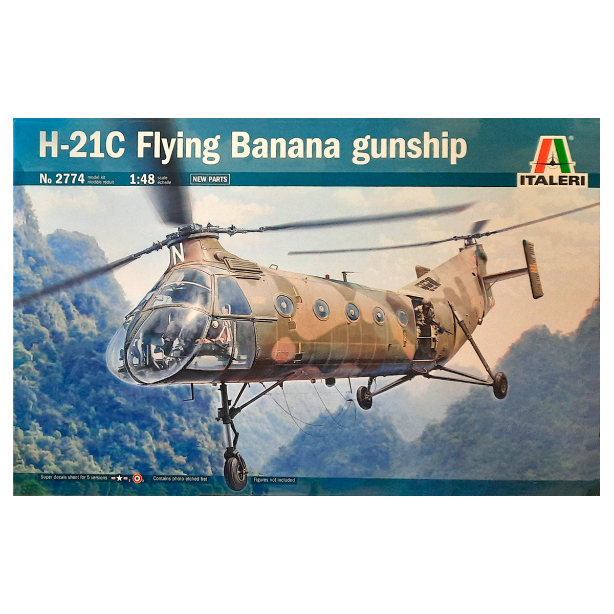 1/48 H-21C «Flying Banana» Gunship