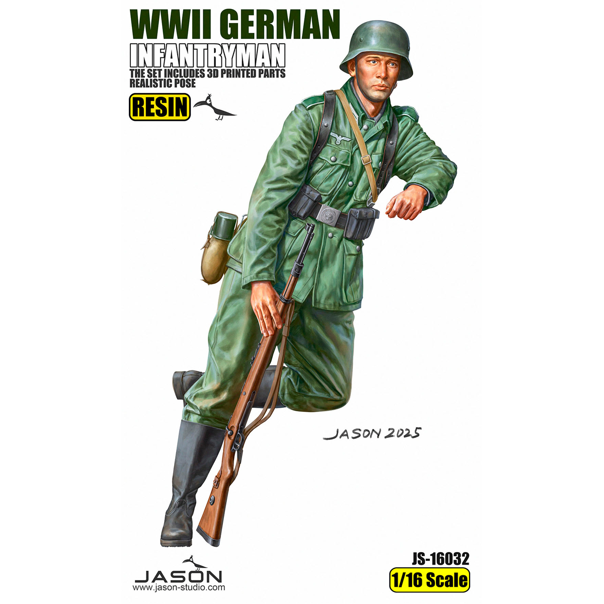 1/16 scale WWII German infantryman