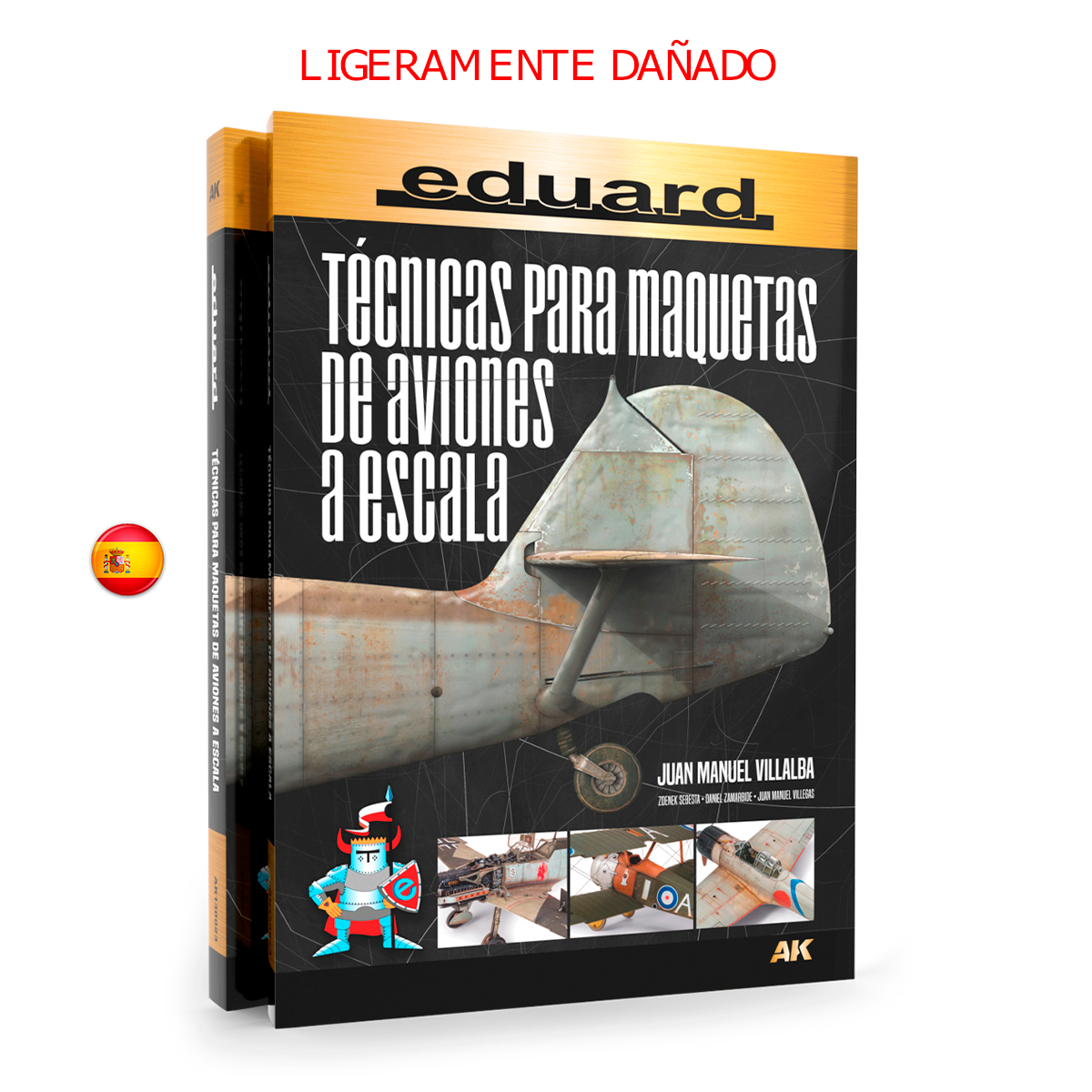 TÉCNICAS PARA MAQUETAS DE AVIONES A ESCALA (Eduard) (*Ligeramente dañado)