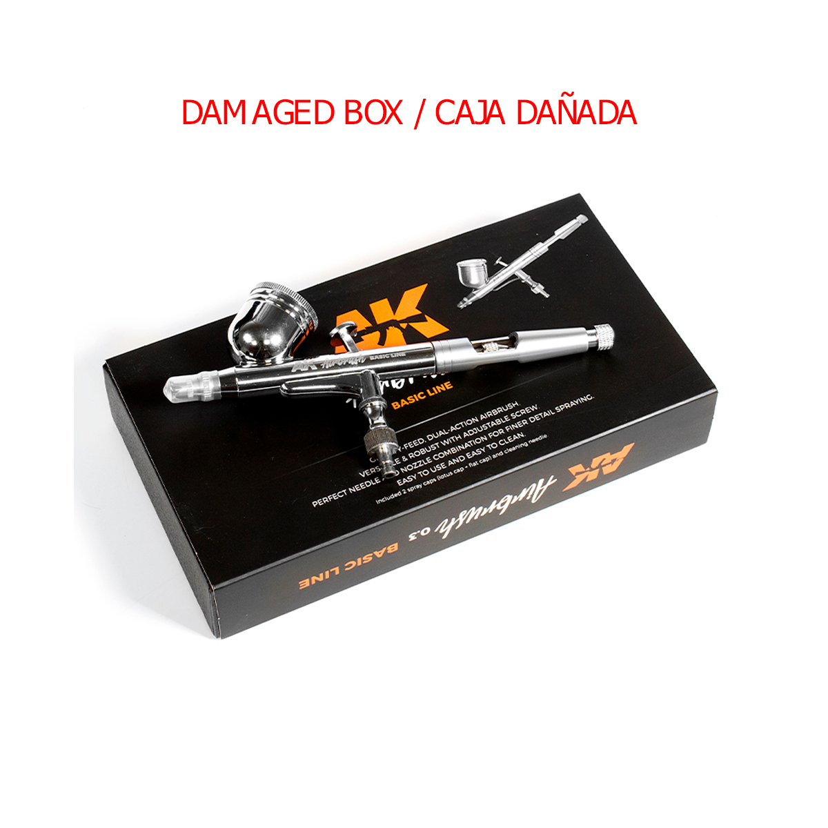 AK AIRBRUSH – BASIC LINE 0.3 (Damaged Box / Caja Dañada)