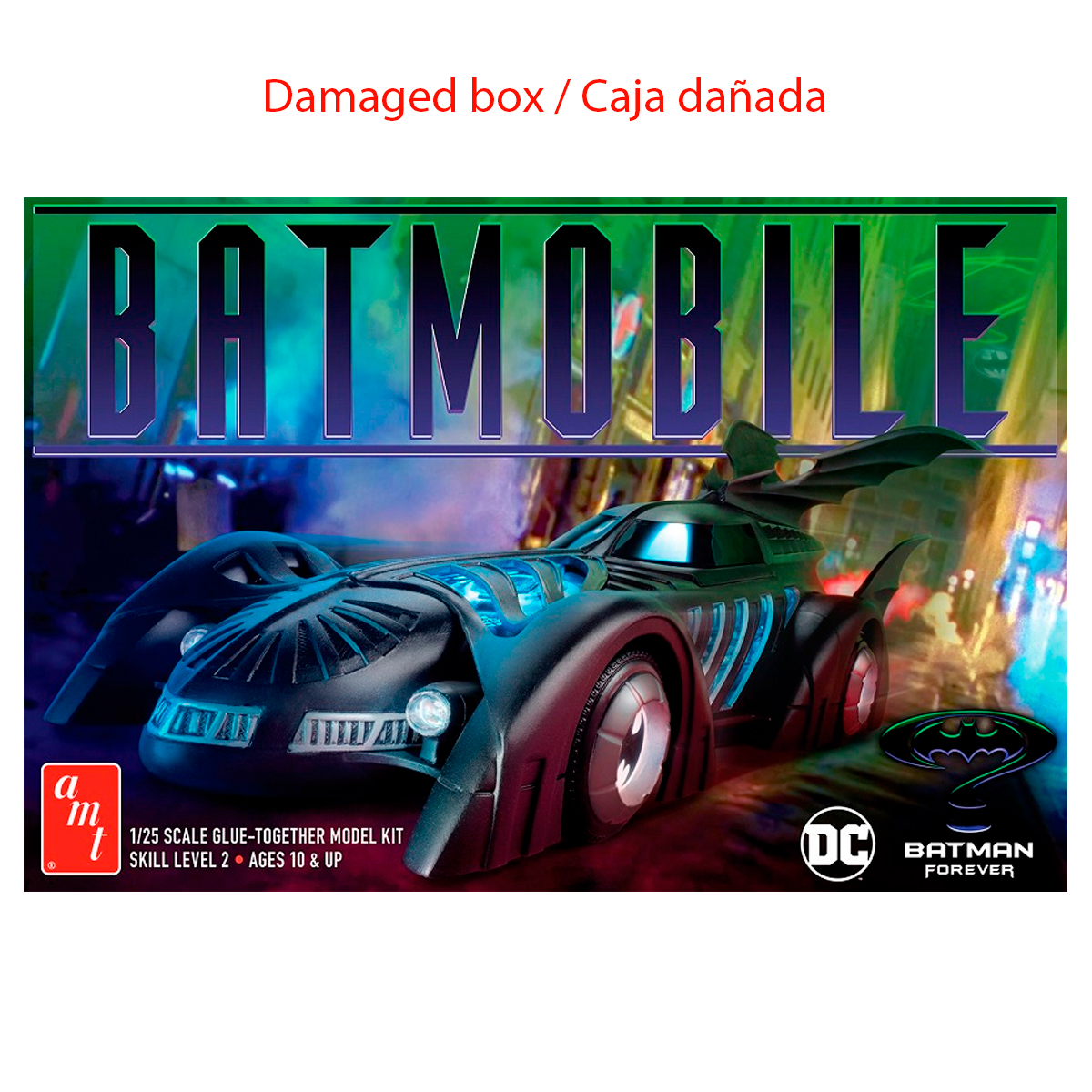 1/25 Batman Forever Batmobile (Damaged box / Caja dañada)