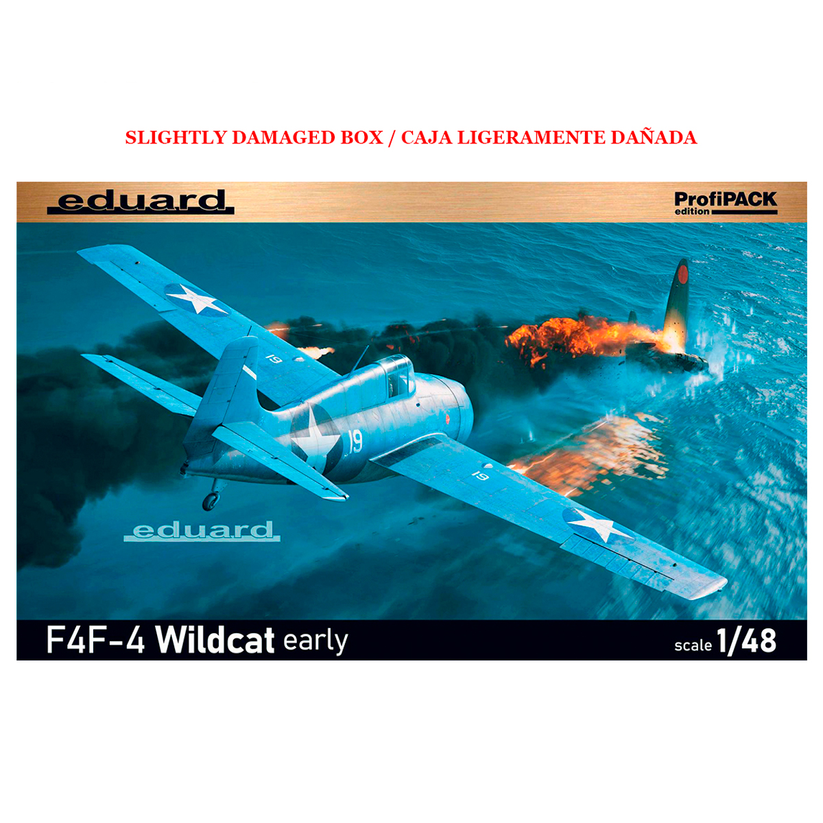 F4F-4 Wildcat early 1/48 (Slightly damaged box / Caja ligeramente dañada)