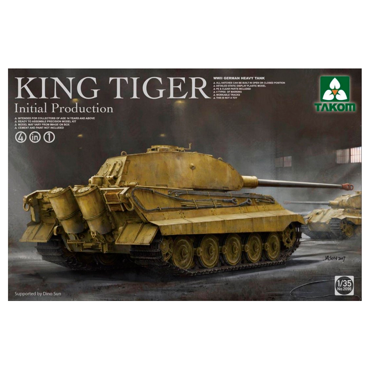 1/35 King Tiger Initial production – WWII German Heavy Tank