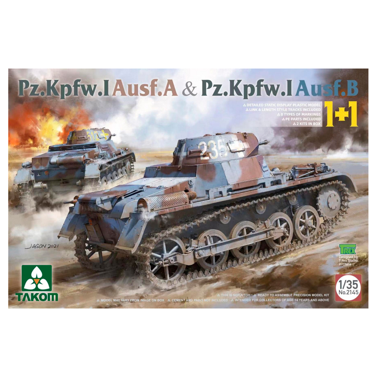 1/35 Pz.Kpfw. I Ausf. A & Pz.Kpfw. I Ausf. B  1+1