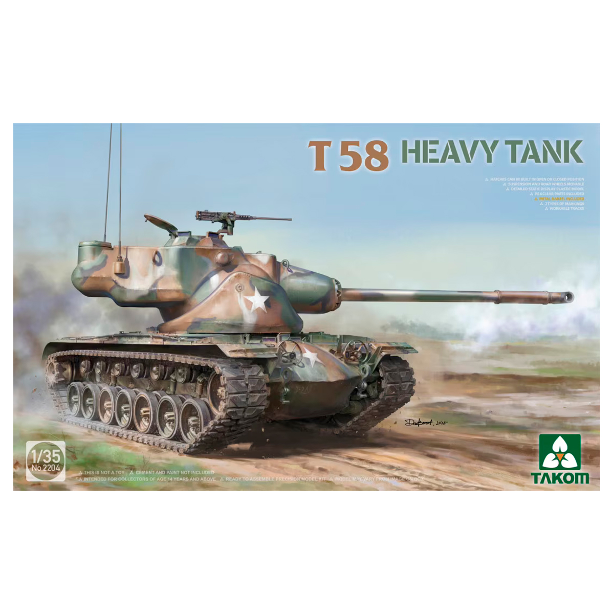 1/35 T58 Heavy Tank