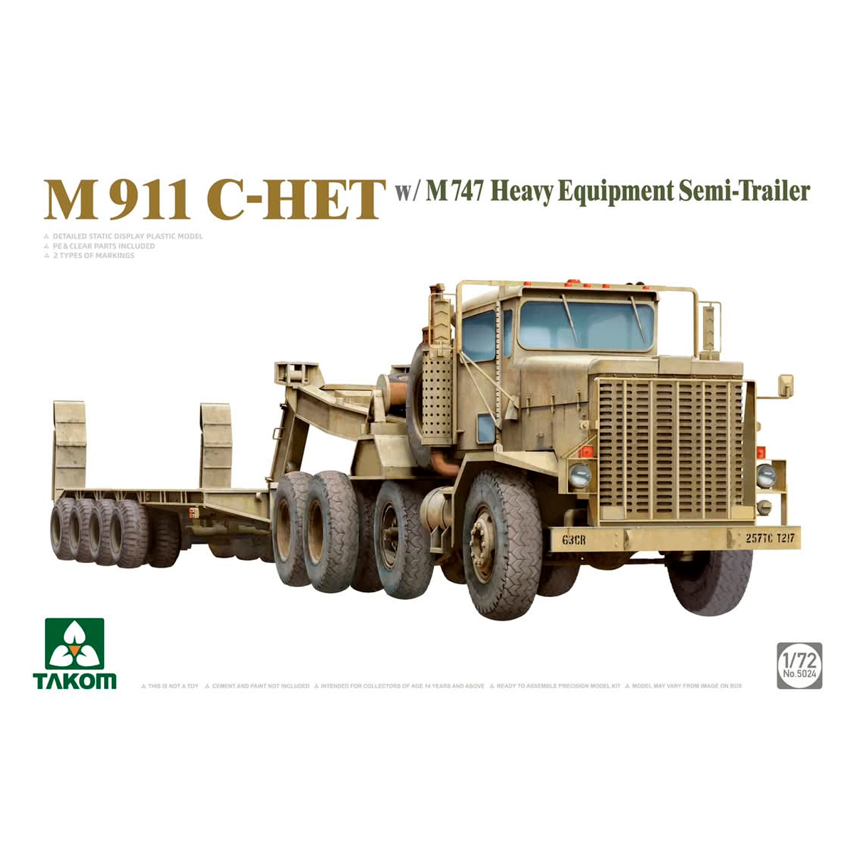 1/35 M911 C-HET w/ M747 Heavy Equipment Semi-Trailer