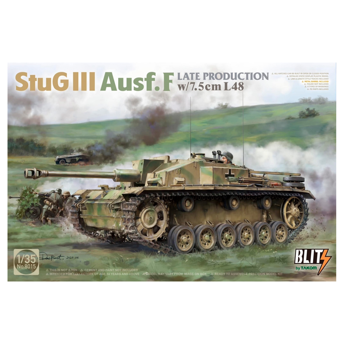 1/35 StuG III Ausf. F Late Production w/7.5cm L/48 (Blitz)
