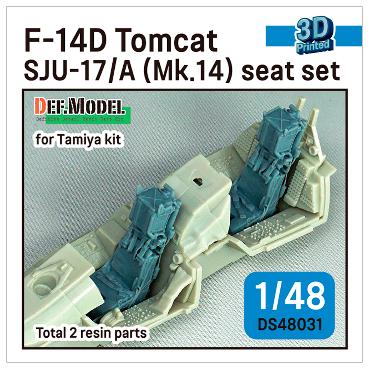 F-14D Tomcat SJU-17/A (Mk.14) Ejection seat set / twin(for Tamiya kit)