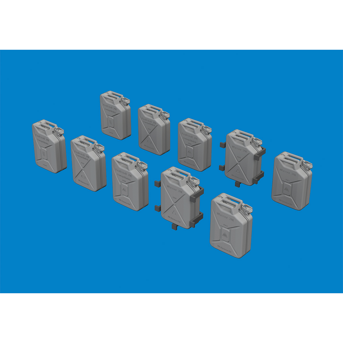 WWII German Jerry Cans PRINT 1/35