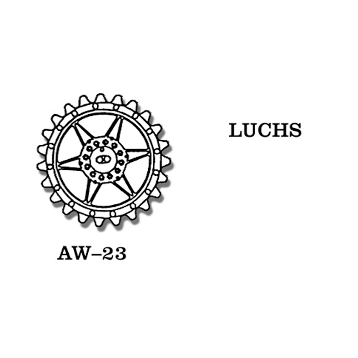 1/35 Metal Wheels LUCHS