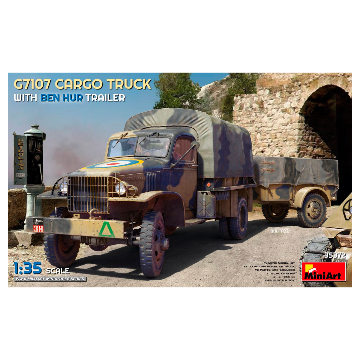 1/35 G7107 Cargo Truck with «Ben Hur» Trailer