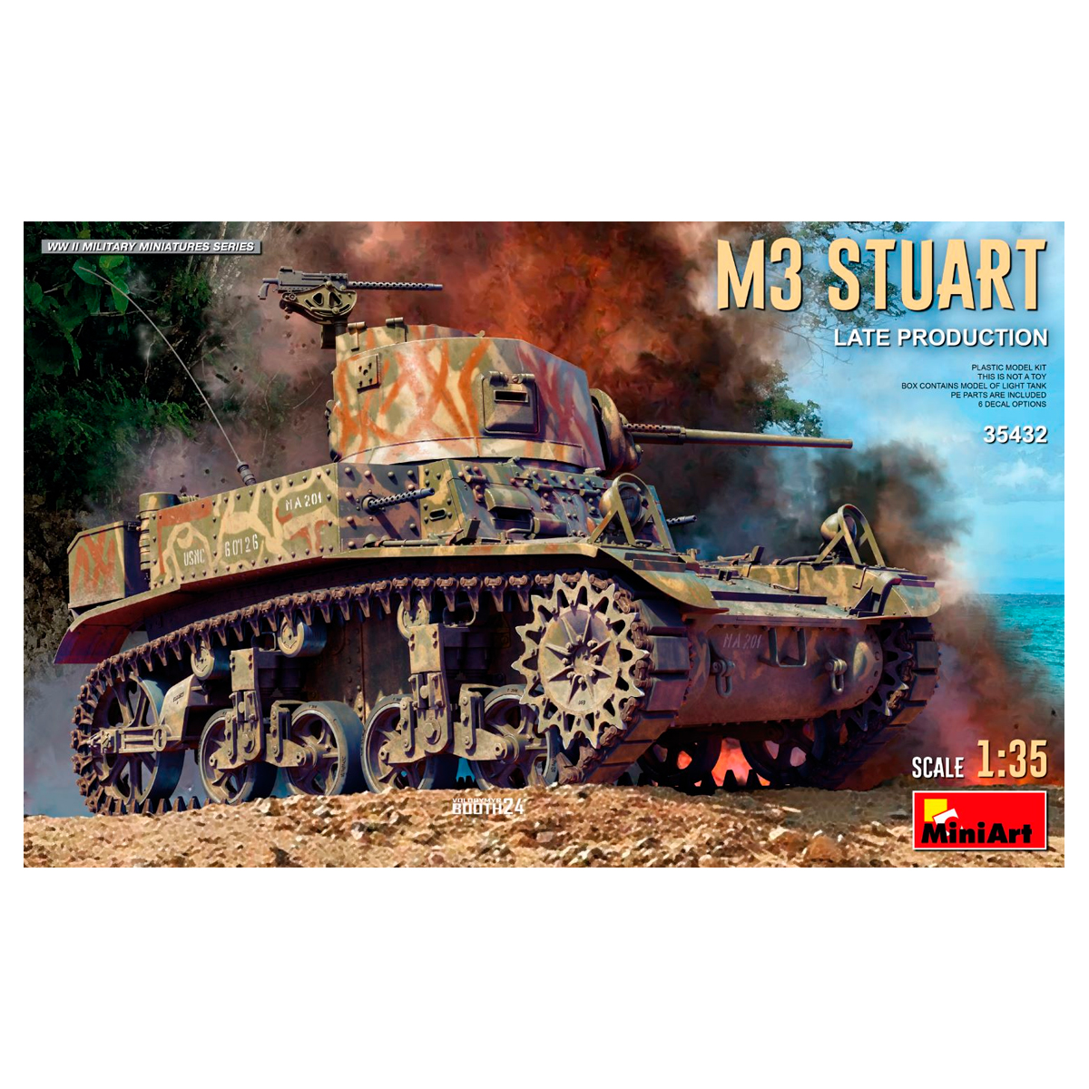 1/35 M3 Stuart Light Tank. Late Prod.