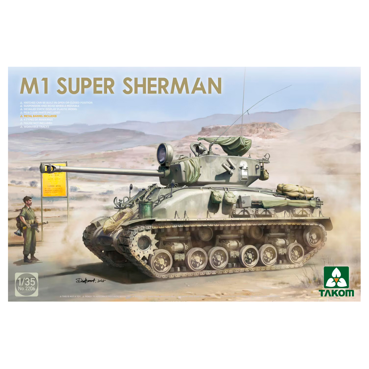 1/35 M1 Super Sherman (M51)