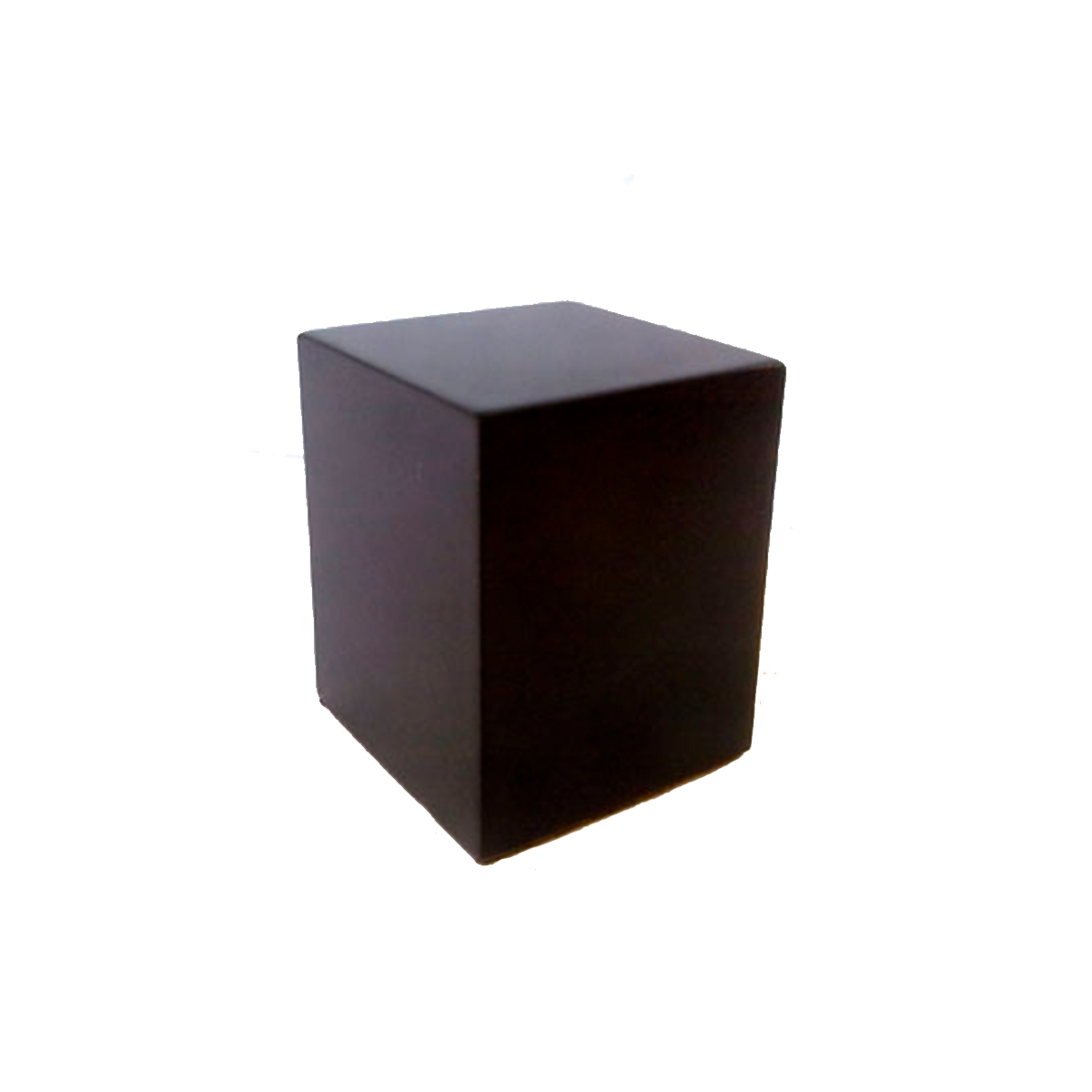 Peana cuadrada 5cm de alto 4x4cm negro – Black wooden square base