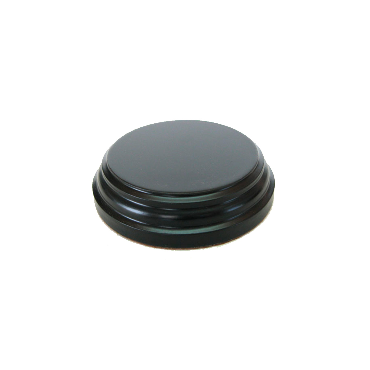 Peana redonda 2cm alto x 4,5cm negro – Black wooden round base