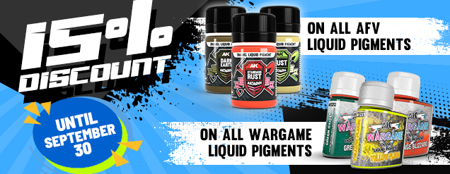 15% off LIQUID PIGMENT!