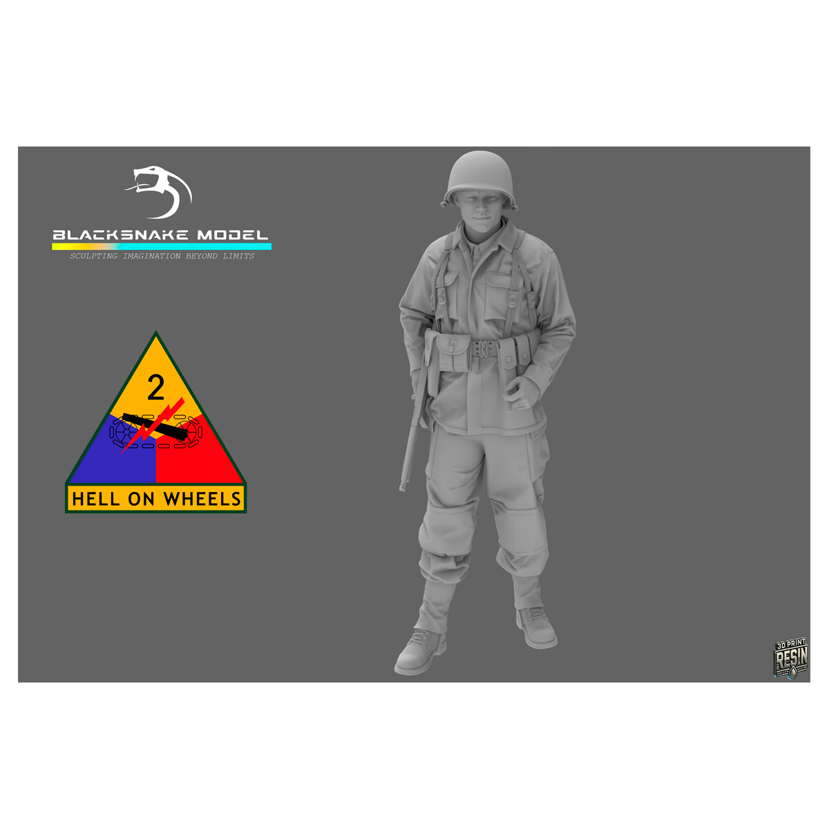2nd Armored Infantry Soldier Thompson 1/35