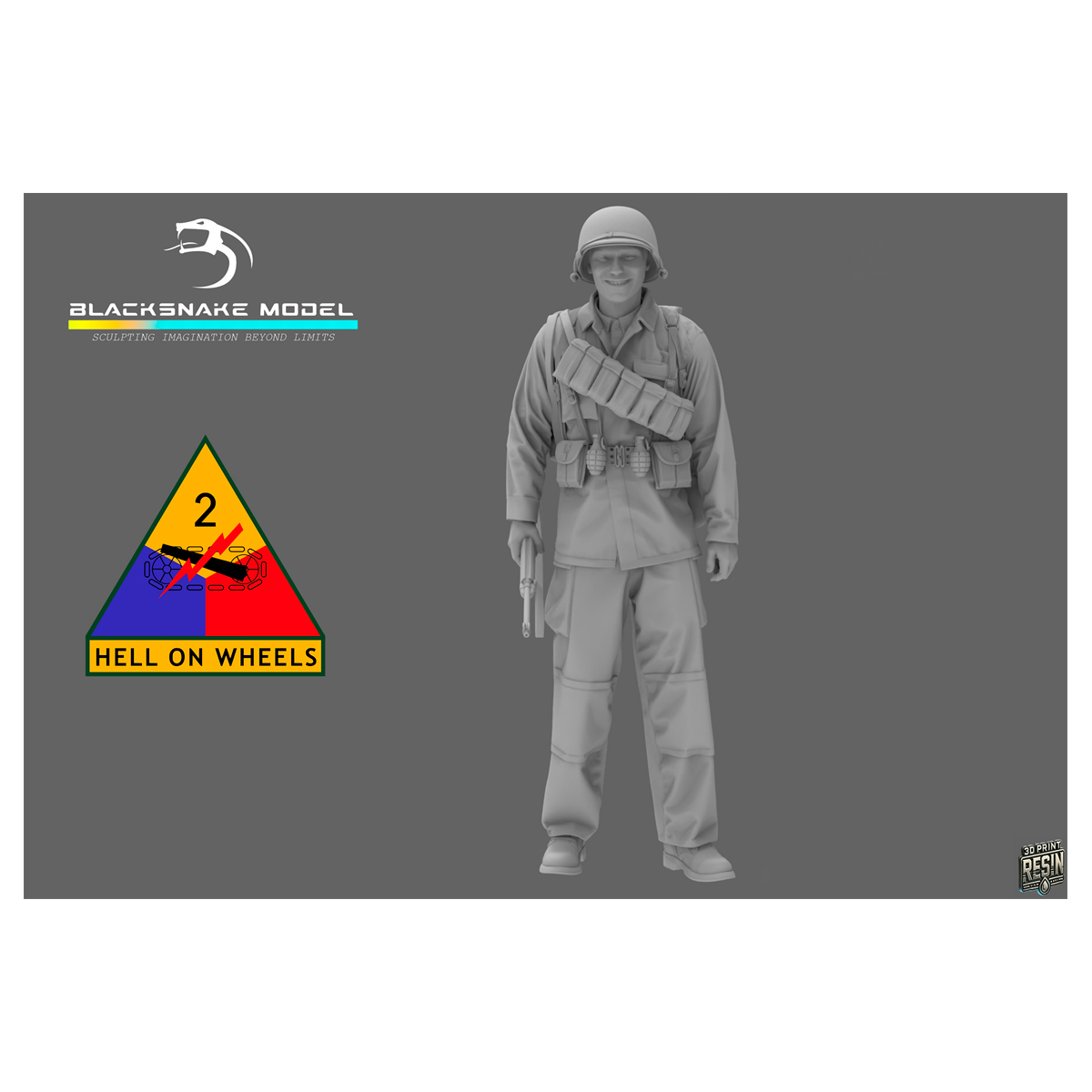 2nd Armored Infantry Soldier 1/35