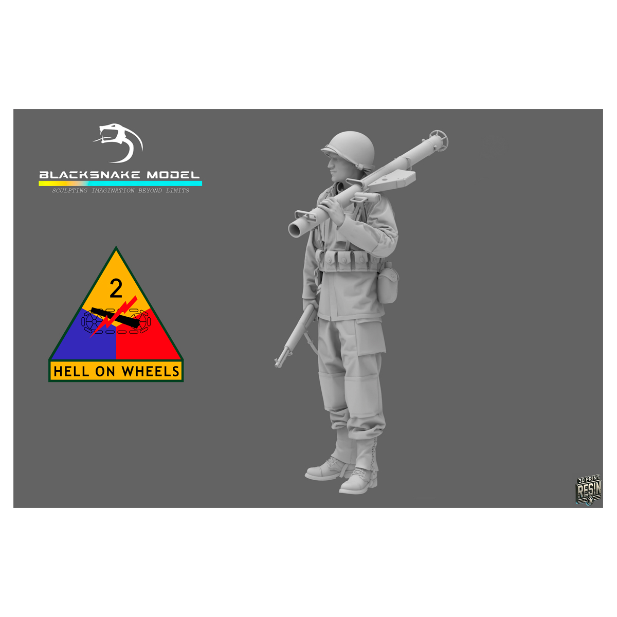 2nd Armored Infantry Soldier 1/35