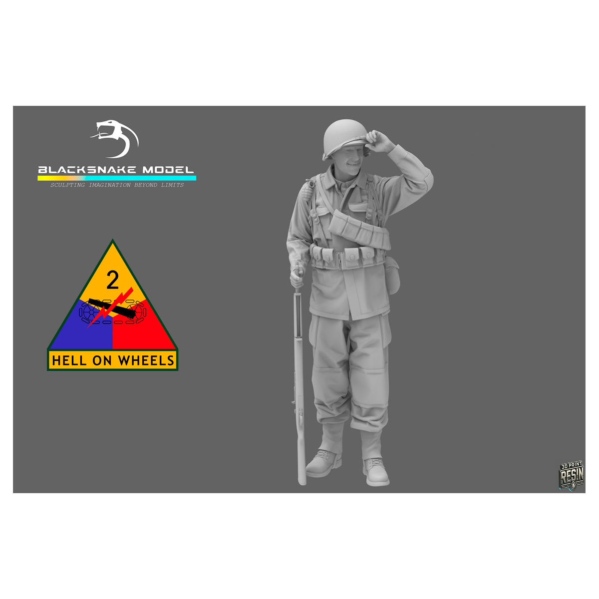 2nd Armored Infantry Soldier 1/35