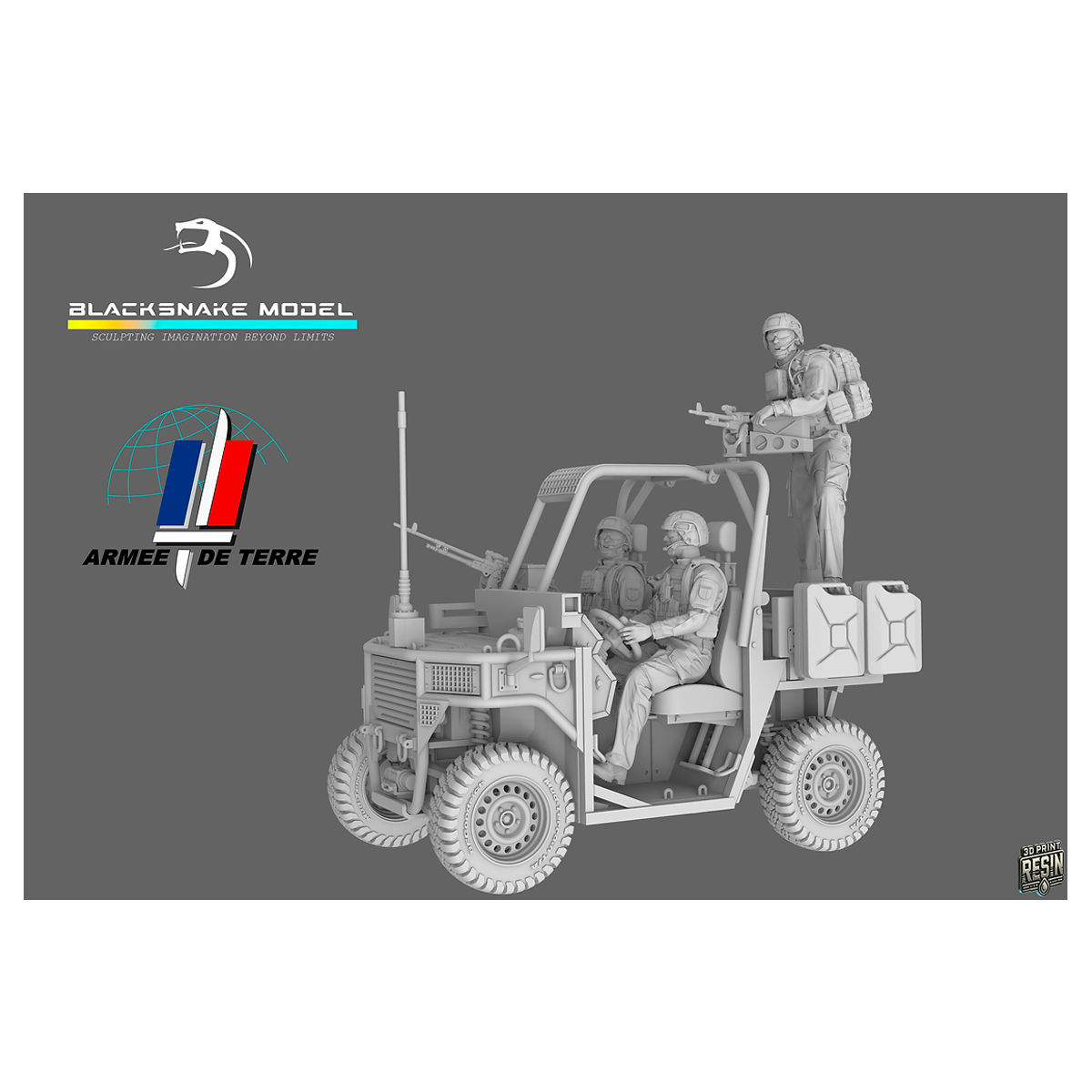 Armée Française Equipage UNAC RIDER 1/35