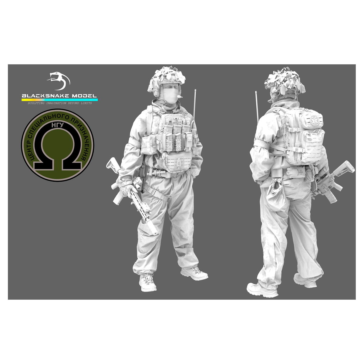 Ukrainian Omega Special Forces Medic – 1/35