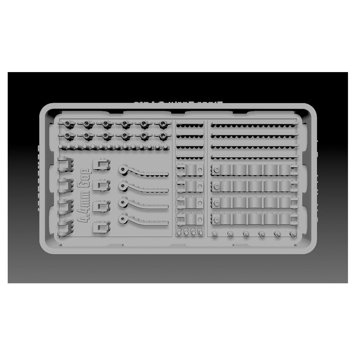 German Workable Cable Holders Early (for Tiger Early) 1/16