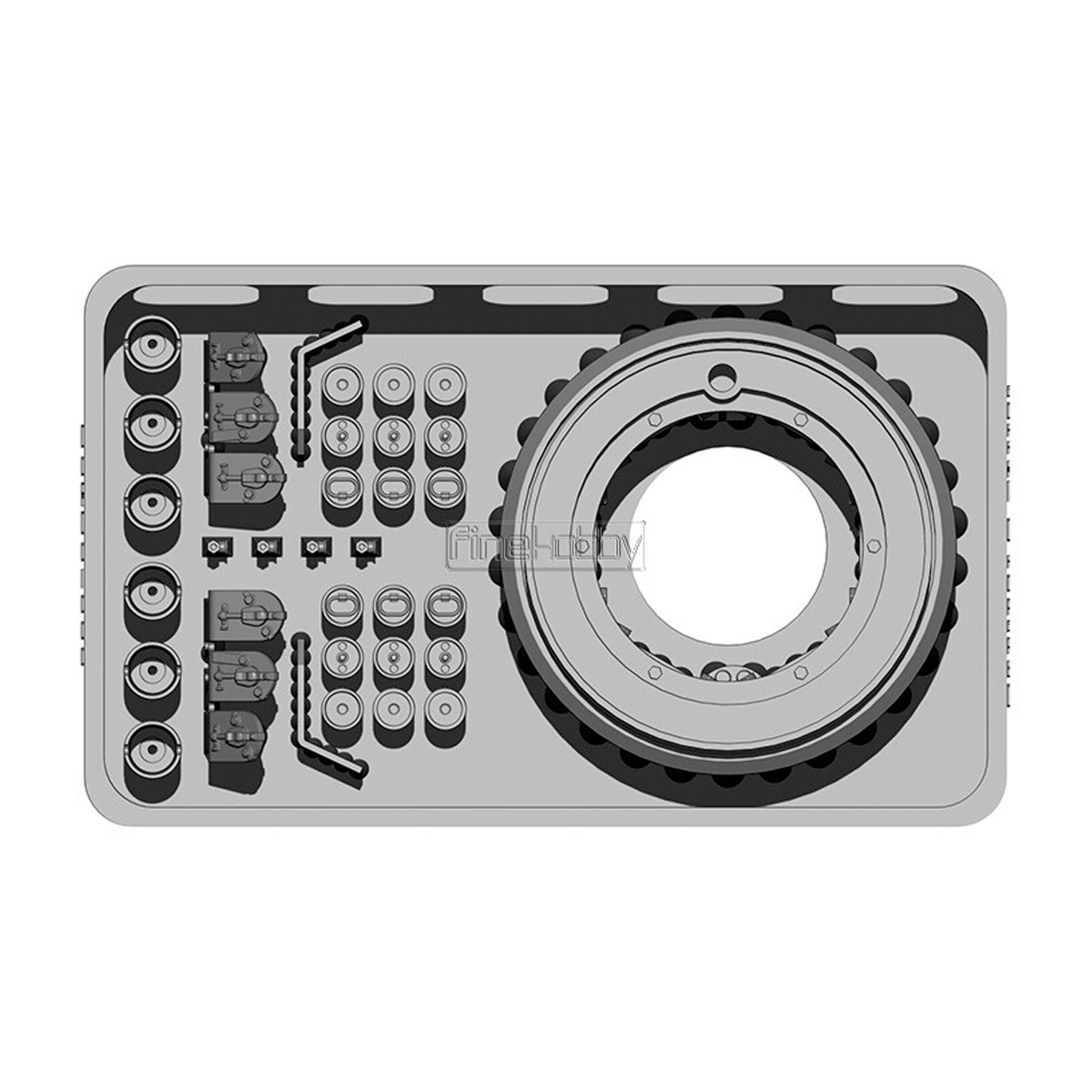 Panther Ausf. D Turret detail Set (for Tamiya) 1/35