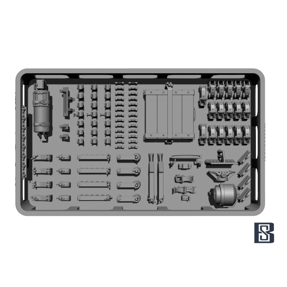 Jagdtiger Detail Set (MG Gun mount incl.) 1/35