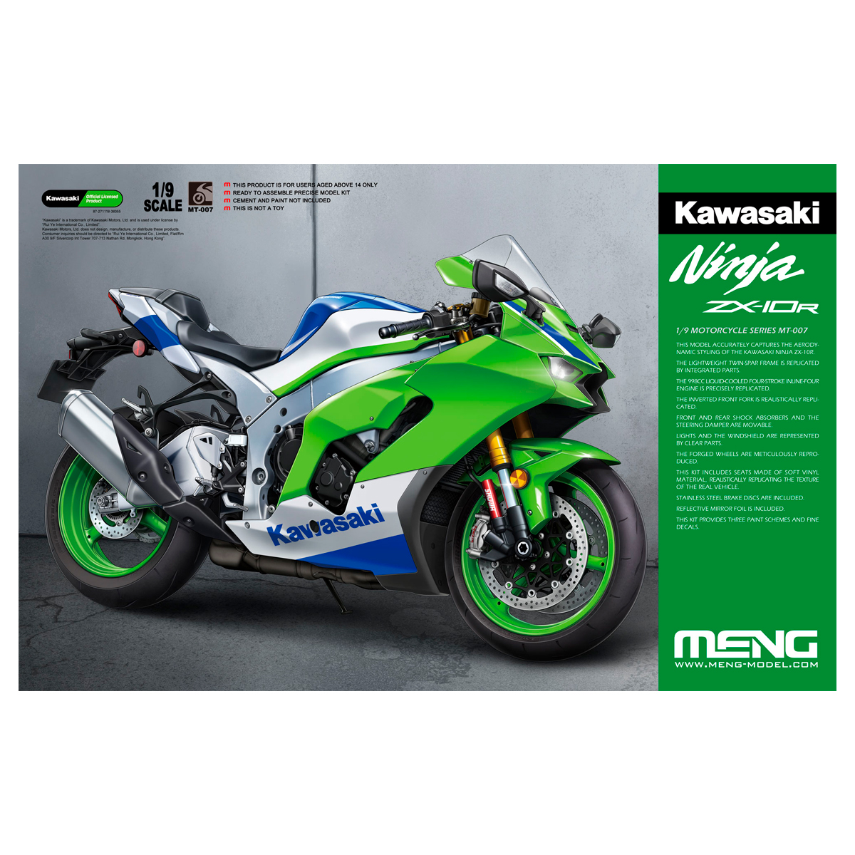 1/9 Kawasaki Ninja ZX-10R