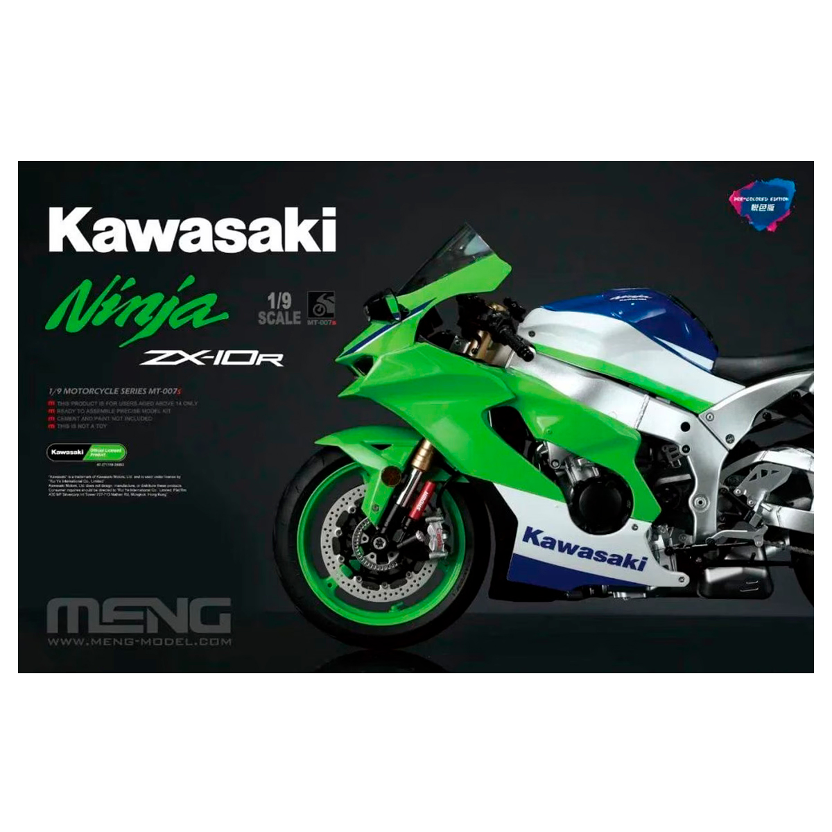1/9 Kawasaki ZX-10R (Pre-colored Edition)