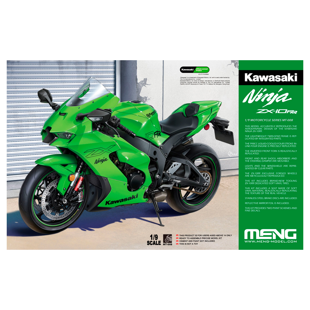1/9 Kawasaki Ninja ZX-10RR