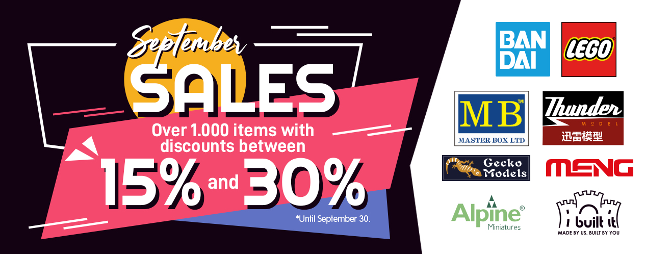 SEPTEMBER SALES up to 30% off