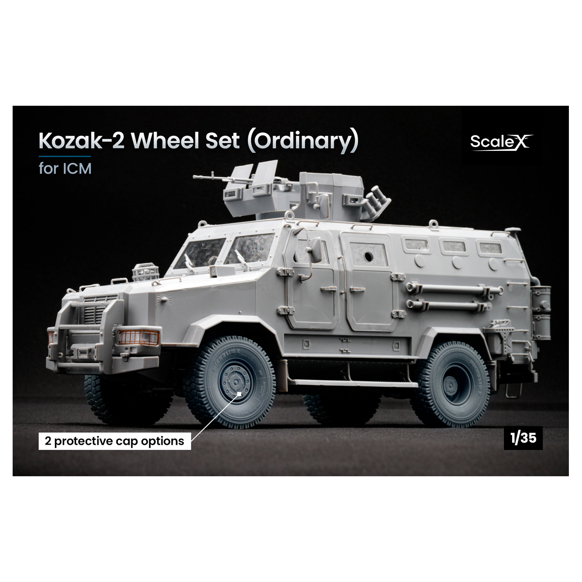 KOZAK 2 Ordinary wheel set (1/35)
