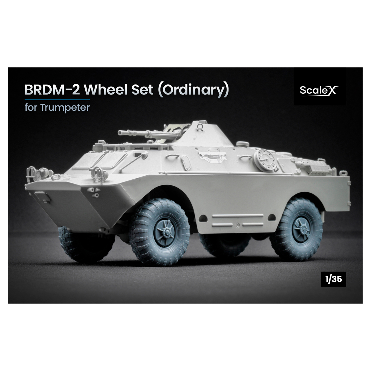 BRDM 2 Ordinary wheel set (1/35)