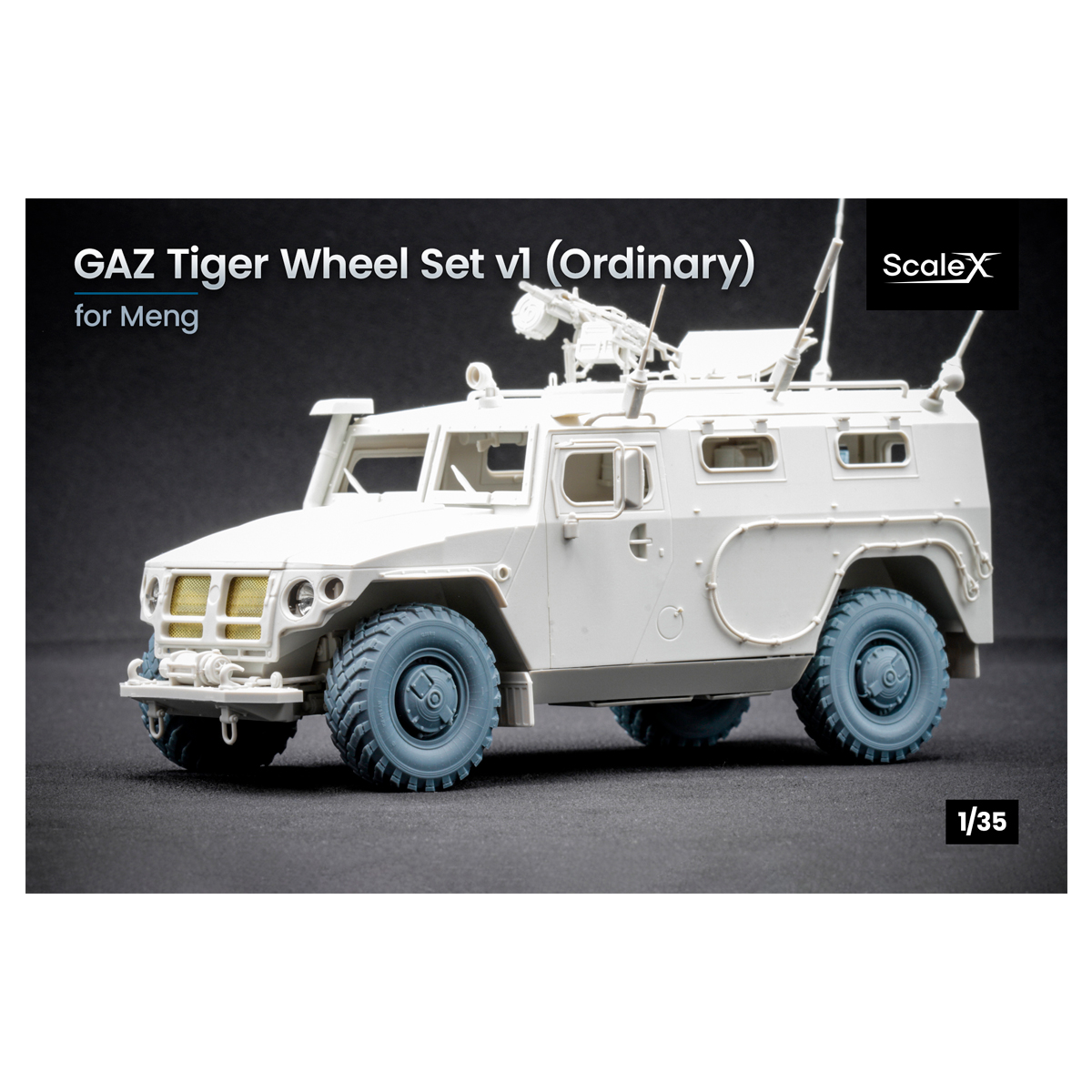 GAZ Tiger V1 Ordinary whell set (1/35)