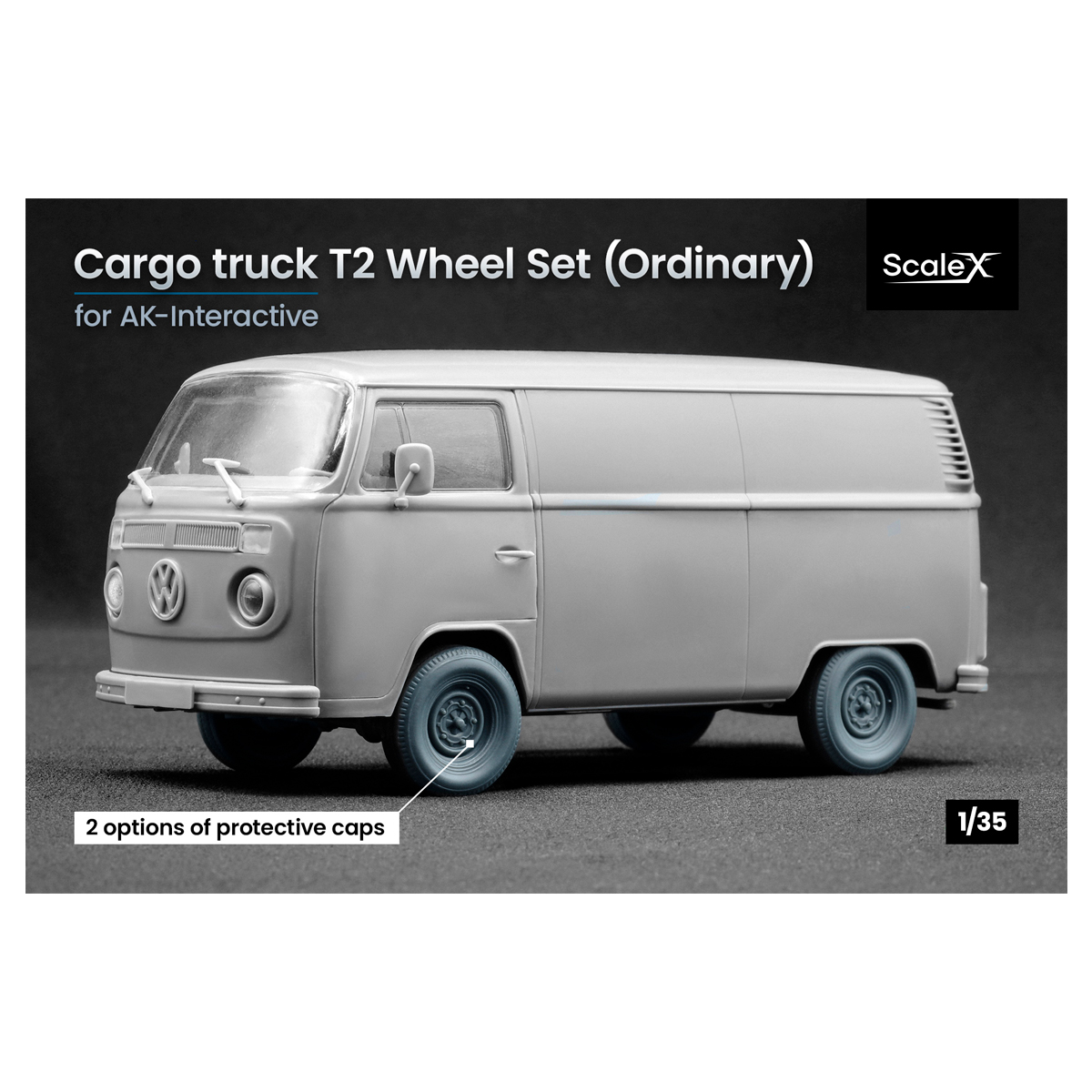 CARGO TRUCK T2 Ordinay wheel set (1/35)