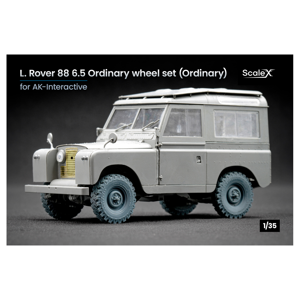 L. Rover 88 6.5 small Ordinary wheel set (1/35)