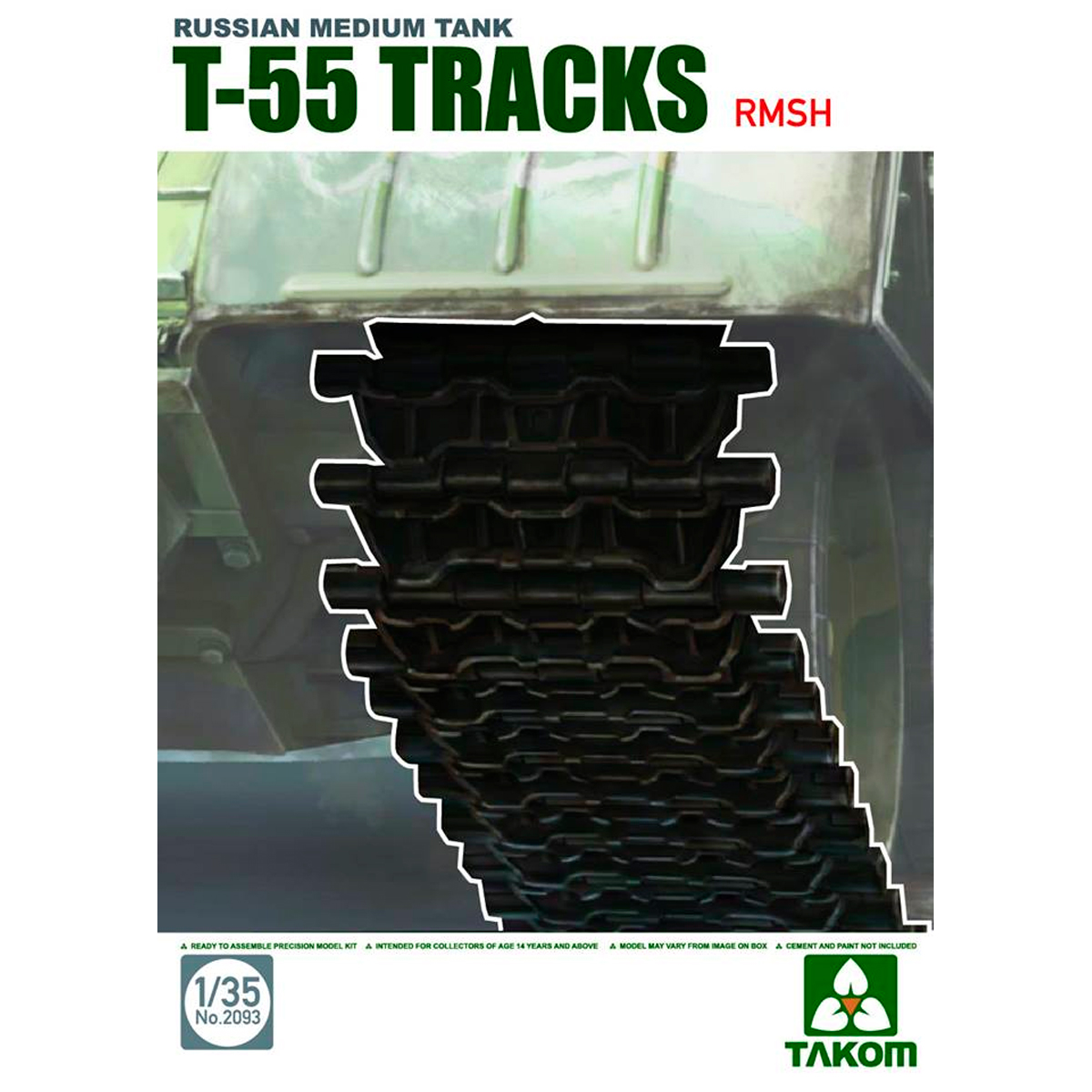 1/35 Russian Medium Tank T-55 Tracks RMSH T-54/55/62